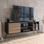 Hanah Home Soporte para TV Mistico (140) Nogal y Negro